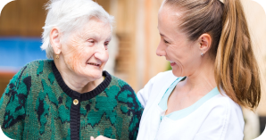 Unterstützung bei alltäglichen Bedürfnissen und medizinische Betreuung